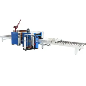 Máquina de laminación para prensa, lámina acrílica HPL CPL en panel de mdf o madera contrachapada, PUR