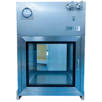 Nouvelle boîte de passage compacte pour salle blanche avec filtre HEPA en acier inoxydable 304, conception à verrouillage efficace pour utilisation en laboratoire à petite échelle