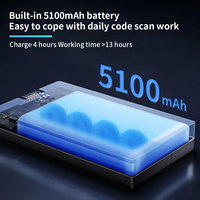 Terminal de données portable robuste avec écran tactile IP67, lecteur de codes-barres 2D Android industriel JR 937 pour entrepôt