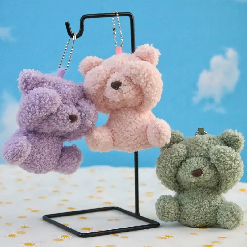 Small Teddy bears keychain plush toys Custom Bear Plush Toys Stuffed Animal Mini plush Toys Keychain Bears