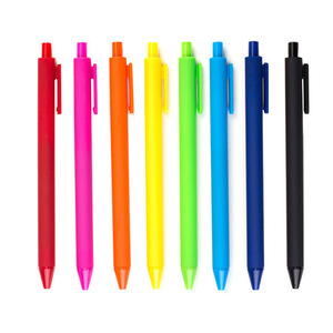 Stylo à bille rétractable personnalisable pour hôtel, bureau, école – Stylo vierge en plastique pour transfert thermique - Product Image 1