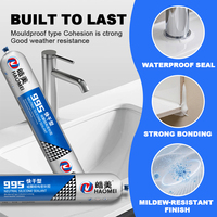 HAOMEI Certificado MSDS, Embalaje para Salchichas de Alta Calidad, 720g, Impermeable, Neutro, Antimoho, Resistente a la Intemperie, para Construcción