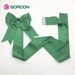 Gordon Ribbon Big Bow Large Outdoor Wreath Bow For Christmas Tree Topper Door Windows Party Wedding Shower Decoration