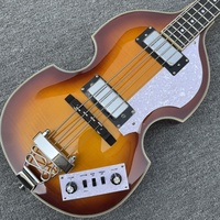 22 Frets 4 String Electric Bass Guitar Double Humbucker Pickups Rosewood Fingerboard for Beginners (GTBS-11-VS)