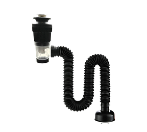 Scarico <span class=keywords><strong>Flessibile</strong></span> Universale a P Anti-Intasamento dal Design Moderno <span class=keywords><strong>per</strong></span> Lavabo Bagno e Lavello Cucina - Product Image 2