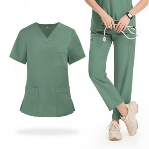 Conjunto de Uniforme Médico Elegante, Tela Cómoda Diseñada para Flexibilidad, Apariencia Profesional para Médicos y Equipos de Salud - Product Image 2