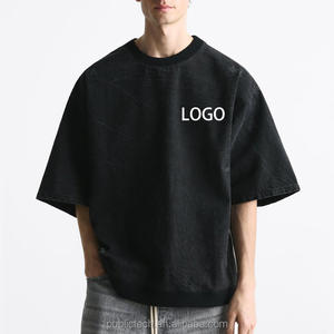 OEM Wholesale High Quality 100% Cotton Custom Logo Crew-neck Thin <b>Sweatshirt</b> Outdoor Everyday Men's <b>Sweatshirt</b> - Product Image 2