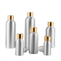 Flacon diffuseur d'huiles essentielles en aluminium mat vide, 100 ml, avec bouchon antivol, vente en gros d'usine, OEM