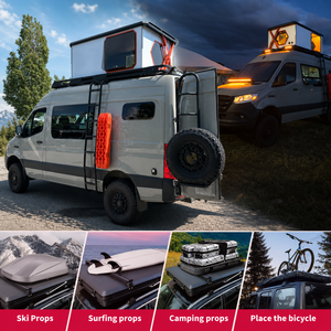 Carpa de Techo Rígida de Aluminio para 4 Personas, Fácil de Instalar, para Camioneta, <span class=keywords><strong>Remolque</strong></span> <span class=keywords><strong>Pequeño</strong></span> o Camping al Aire Libre, Modelo 2026 - Product Image 4