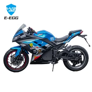 Moto eléctrica ninja de 3000W, nuevo diseño, rápida y barata, deportiva, 80 km/h