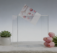 Boîte à Opinions Transparente Personnalisée - Outil Interactif Amusant pour Mariages, Événements, Commentaires de Vente au Détail et Loteries