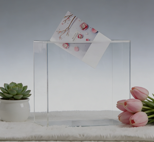 Caja de Opiniones Transparente Personalizada - Herramienta Interactiva y Divertida para Bodas, Eventos, Comentarios de Comercios y Loterías - Product Image 1