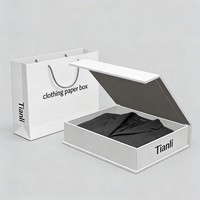 Caja de Embalaje de Cartón para Regalos con Cierre Magnético, Impresión Digital, para Ropa, Precio de Fábrica, MOQ Bajo, Venta al por Mayor