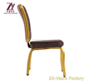 Venta al por mayor de sillas de metal de lujo para bodas muebles de hospitalidad apilable Hotel banquete restaurante silla granja comedor gimnasio - Product Image 4