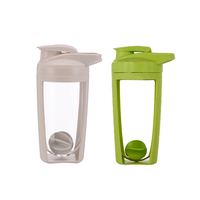 Bouteille shaker de protéines sportive personnalisée 550 ml sans BPA, écologique, portable, en plastique, pour la salle de sport, gobelet à eau directe