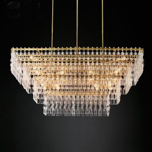 <span class=keywords><strong>Lustre</strong></span> LED rond élégant de style nordique avec feuilles, pour salon, salle à manger, chambre à coucher, décoration en cristal, <span class=keywords><strong>moins</strong></span> <span class=keywords><strong>cher</strong></span> - Product Image 3