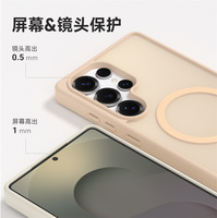 Étui pour Samsung Galaxy S26 Ultra/ S26+/S25, luxe, anti-chute, résistant aux chocs, magnétique, résistant aux taches, durable, effet peau