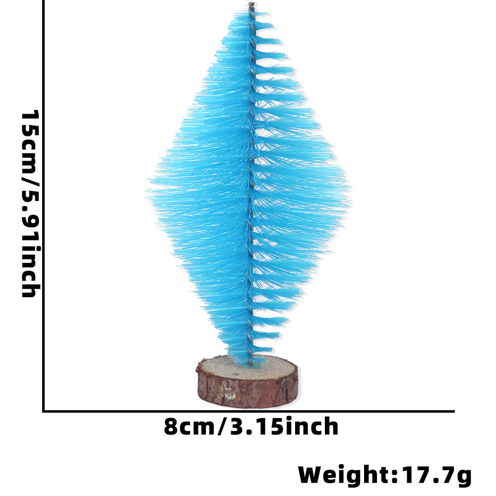 Arbre de noël diamant bleu