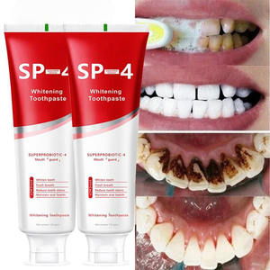 Pasta Dental Probiótica SP-4 con Menta para Fumadores y Consumidores de Café, Elimina Manchas, Cuidado Bucal, Aliento Fresco, 120g - Product Image 1