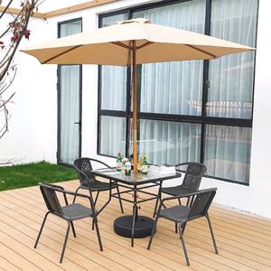 Wholesale 2.7M <strong>Garden</strong> Furniture Large Outdoor <strong>Parasol</strong> Patio Umbrella,Patio Outdoor Umbrella with <strong>Table</strong> <strong>and</strong> <strong>Chair</strong> for Coffee Shop - Product Image 1