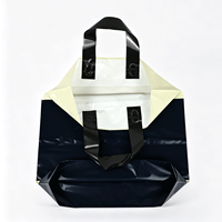 Bolsa de Plástico LDPE con Asa Suave Reciclable al por Mayor, Bolsa de Compras Ecológica con Logotipo Personalizado