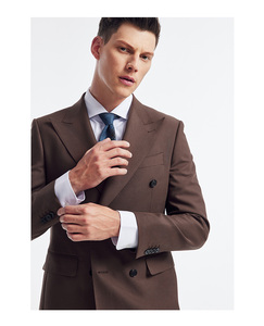 <span class=keywords><strong>Abito</strong></span> da sposa stile chiaro di lusso di fascia alta <span class=keywords><strong>marrone</strong></span> <span class=keywords><strong>abito</strong></span> da <span class=keywords><strong>uomo</strong></span> Casual <span class=keywords><strong>abito</strong></span> da sposa sposo <span class=keywords><strong>abito</strong></span> professionale da <span class=keywords><strong>uomo</strong></span> - Product Image 5