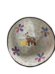 ชามกะลามะพร้าวชามกะลามะพร้าวชามมะพร้าวคุณภาพสูงส่งตรงจากโรงงานปรับสีได้ - Product Image 6