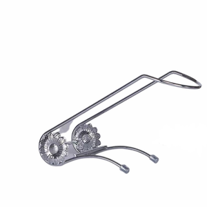 Simple Mini Acier Inoxydable Cuivre Vin Rouge Porte-Bouteille Unique Table Top Mini Casier À Vin Support Bacs À Boissons Seaux À Glace - Product Image 1