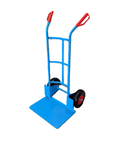 150kg zwaarlast roestvrijstalen 2-wielige opvouwbare buitenkar met handvat, zware transportkar, grotere OEM - Product Image 1