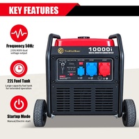 Générateur à inverseur ouvert portable 7,5 kW/8 kW, Générateur d'énergie portable à essence, Générateur à moteur essence à vendre