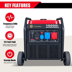 เครื่องกำเนิดไฟฟ้าอินเวอร์เตอร์แบบพกพา 7.5kw/8kw เครื่องกำเนิดไฟฟ้าเบนซินแบบพกพา เครื่องยนต์เบนซิน เครื่องกำเนิดไฟฟ้าเบนซินสำหรับขาย - Product Image 3