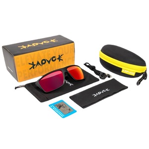 Lunettes de soleil sport polarisées Kapvoe, monture intégrale, UV400, pour le cyclisme, la conduite en plein air, multifonctionnelles - Product Image 5