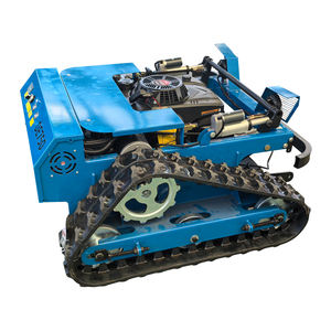 Бесплатная доставка дизельный двигатель маленький робот косилка ширина 550 мм пульт дистанционного управления гусеничный газонокосилка - Product Image 3