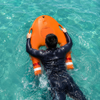 Robot de sauvetage aquatique en forme de U, portée 1800m, capacité de descente 25m, conduite bilatérale, aile de sauveteur, pour mer, lac, rivière, LiFePO4