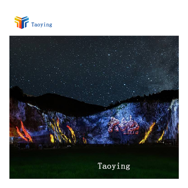 Outdoor 3D Projection Mapping Advertising Projection Equipment Mapping Projector