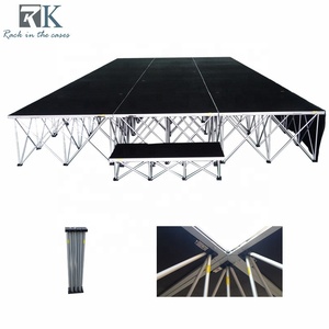 Escenario Portátil de Aluminio para Exteriores, de Gran Capacidad de Carga, Plataforma Plegable para Conciertos y Eventos - Product Image 2