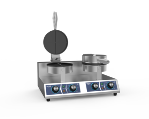 Machine à gaufres carrées à deux plaques antiadhésives, équipement <span class=keywords><strong>professionnel</strong></span> pour la vente en gros de snacks, prix bas - Product Image 4