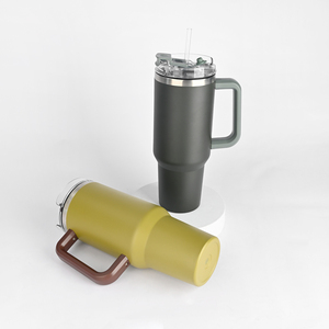 Biểu Tượng Tùy Chỉnh 304 Thép Không Gỉ Đôi Tường Cốc Chai Nước Cho Du Lịch Ngoài Trời Cốc Cà Phê Và Trà <span class=keywords><strong>Cup</strong></span> 40Oz Với Nắp Xử Lý - Product Image 2