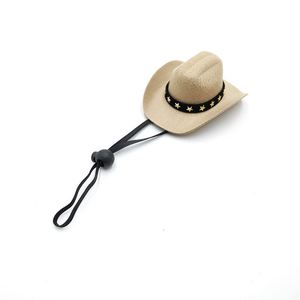 Mini chapeau de cowboy réglable pour petit chien ou chat, costume de fête, Noël, Halloween, accessoires photo, décoration - Product Image 4