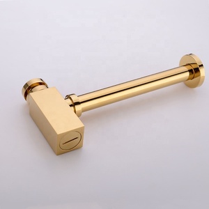 OEM in ottone in acciaio inox trappola per bottiglie lavello scoli a <span class=keywords><strong>sifone</strong></span> con superficie placcata all'ingrosso accessori per il bagno produttore - Product Image 3