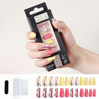 Ventes chaudes de faux ongles à presser en gros, produits simples, fournitures de beauté, poudre acrylique en gros, accessoires pour faux ongles à presser, art