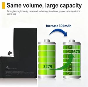 100% Display Healthy 4650mAh Hochleistungs-A+ Ersatz-Li-Ionen-Diagnosebatterie für 13 Pro Max Mobiltelefon - Product Image 3