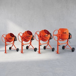 Bétonnière électrique portable 60L 120L 140L 160L 260L de capacité <span class=keywords><strong>pour</strong></span> petits travaux de construction et d'aménagement paysager - Product Image 6