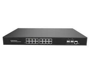 สวิตช์ PoE แบบจัดการได้ 16 พอร์ต Gigabit พร้อมรองรับไฟเบอร์ SFP 4 พอร์ต มาตรฐาน IEEE 802.3 af/at - Product Image 4