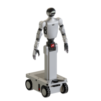 Plataforma de Entrenamiento de Robots Humanoides con Ruedas YL-R1B para Formación Profesional