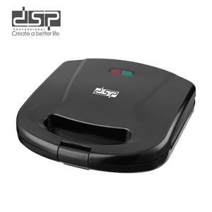 Machine à sandwich DSP KC1249, gaufrier électrique pour petit-déjeuner, mini-machine à pain, boîtier en plastique noir, plaque intérieure 212x119mm - Product Image 1