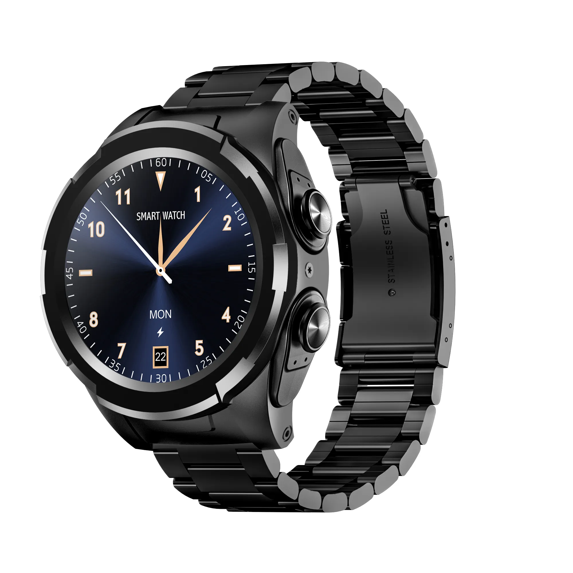 JM06 trend ürünleri 2 In 1 Smartwatch Fashional elektronik paslanmaz kayış akıllı saat ile TWS kulakiçi JM06