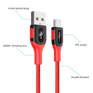 2023 Nieuw Ontwerp Type C Naar Type C 0.3M/1M/2M Mobiel Gebruik Snel Opladen USB-Datakabel