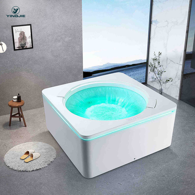 Hot Tub Jacuzi Indoor Adult Bath Spa Whirlpools Hydro Massage Jacuzi air Pump Bois Acrylic Bathtub