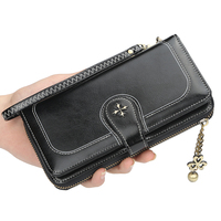 Baellerry dompet tangan wanita Fashion, dompet besar ponsel wanita